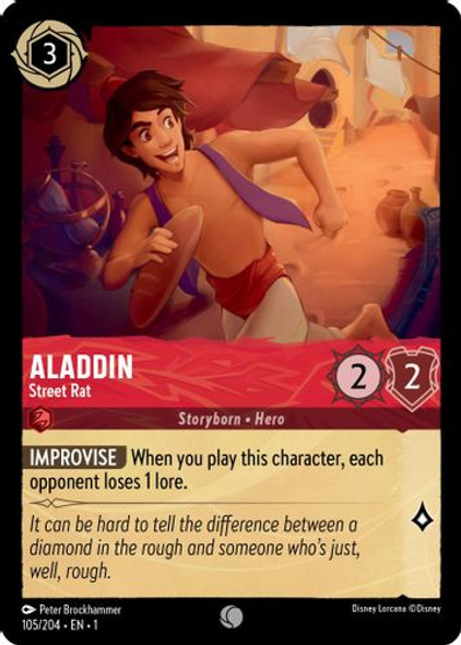 [LOR01-105/204C] Aladdin - Street Rat (Foil)