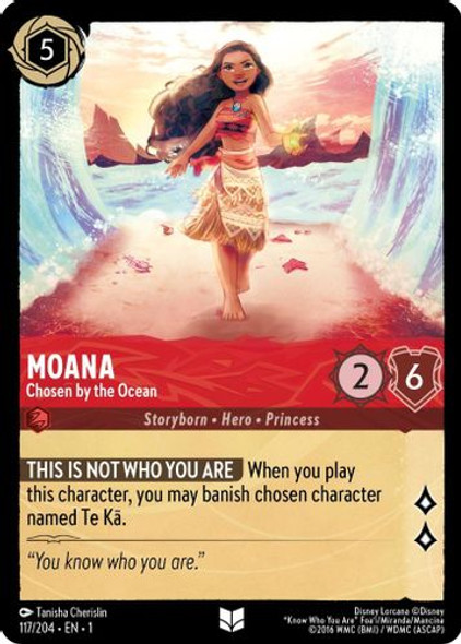 [LOR01-117/204U] Moana - Chosen by the Ocean (Foil)