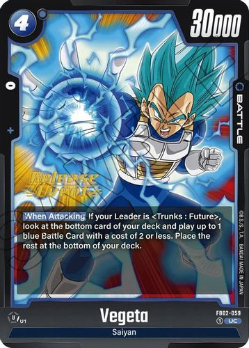 [FB02-059](UC) Vegeta {Release Event}