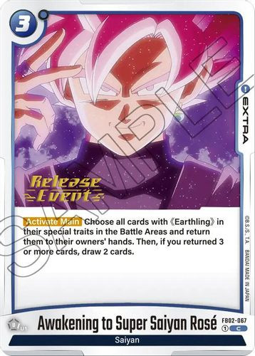 [FB02-067](C) Awakening to Super Saiyan Rose {Release Event}