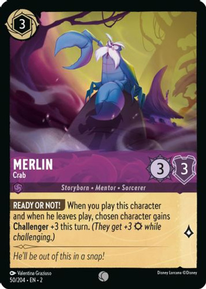 [LOR02-050/204](C) Merlin - Crab (Foil)