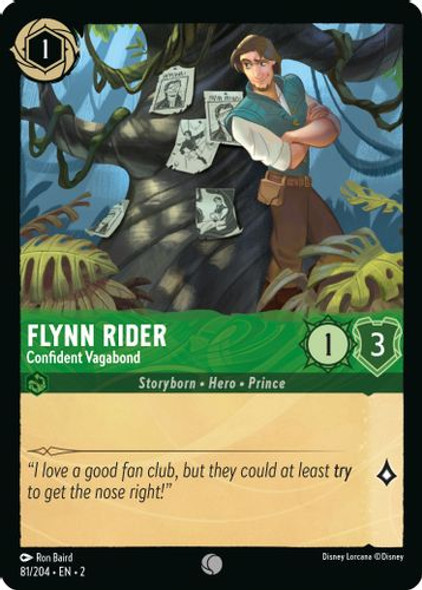[LOR02-081/204](C) Flynn Rider - Confident Vagabond (Foil)