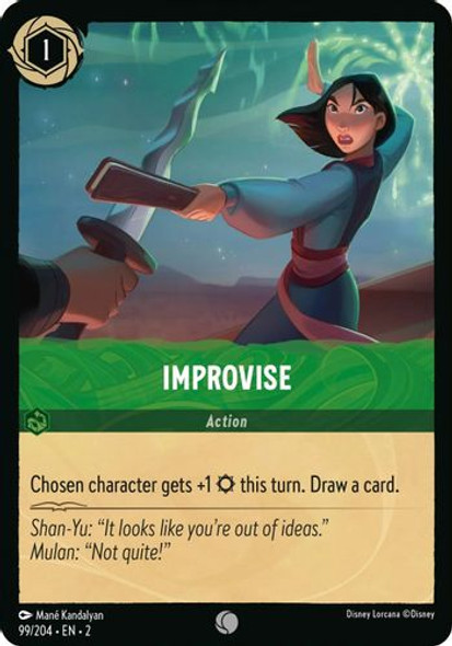 [LOR02-099/204](C) Improvise (Foil)