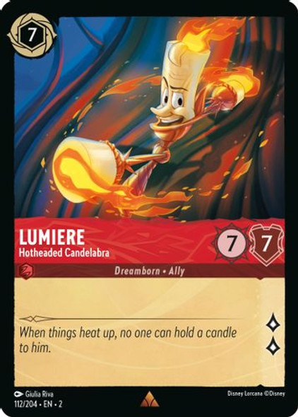 [LOR02-112/204](R) Lumiere - Hotheaded Candelabra