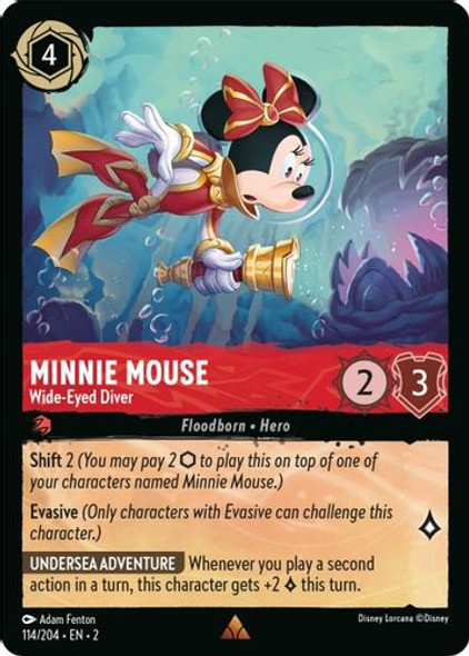 [LOR02-114/204](R) Minnie Mouse - Wide-Eyed Diver