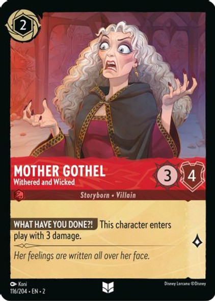 [LOR02-116/204](U) Mother Gothel - Withered and Wicked (Foil)