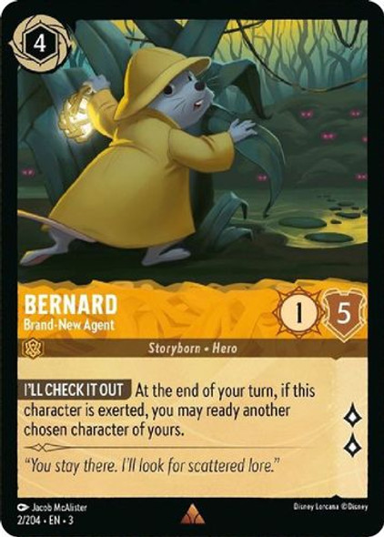 [LOR03-002/204](R) Bernard - Brand-New Agent (Foil)