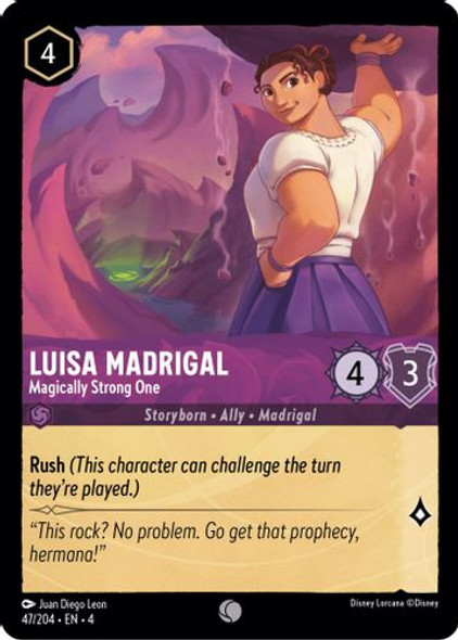 [LOR04-047/204](C) Luisa Madrigal - Magically Strong One