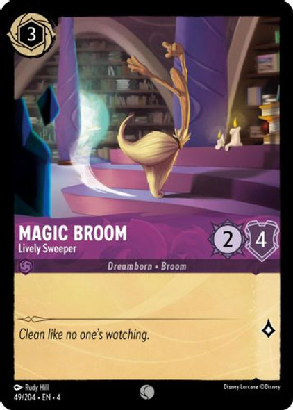 [LOR04-049/204](C) Magic Broom - Lively Sweeper (Foil)