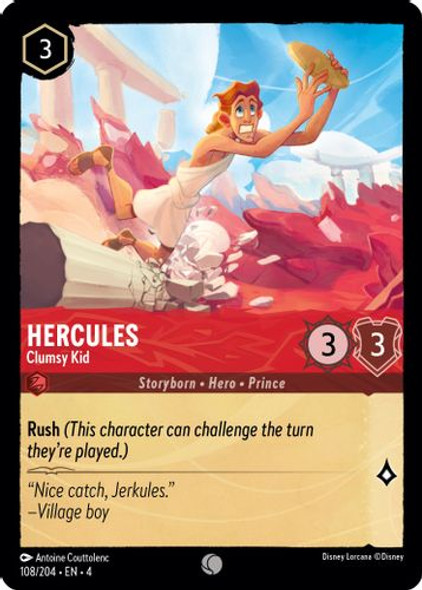 [LOR04-108/204](C) Hercules - Clumsy Kid (Foil)