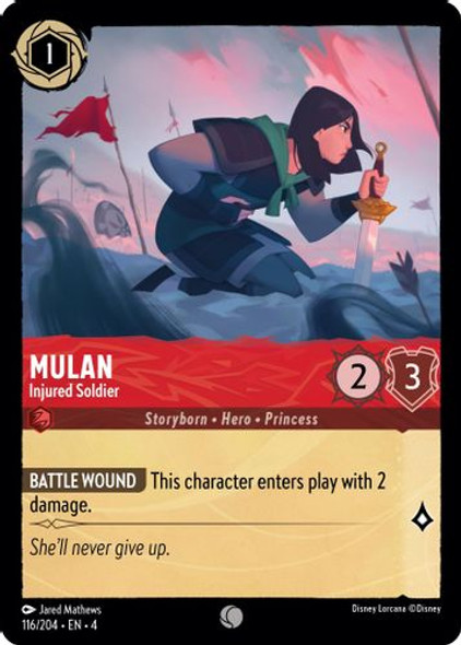 [LOR04-116/204](C) Mulan - Injured Soldier (Foil)