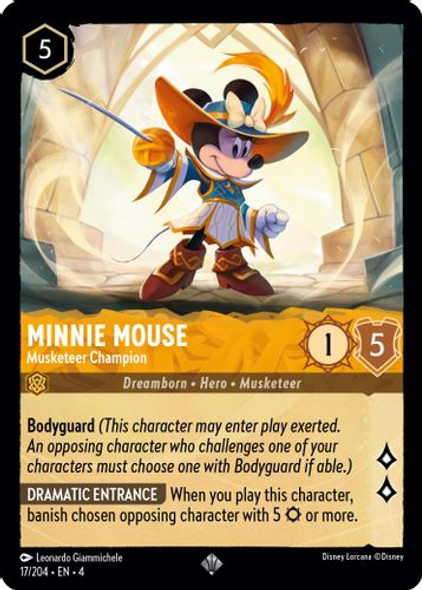 [LOR04-017/204](SR) Minnie Mouse - Musketeer Champion