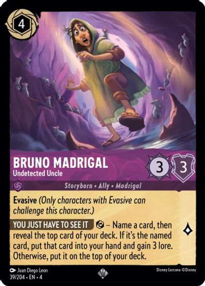 [LOR04-039/204](SR) Bruno Madrigal - Undetected Uncle