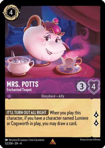 [LOR04-052/204](R) Mrs. Potts - Enchanted Teapot