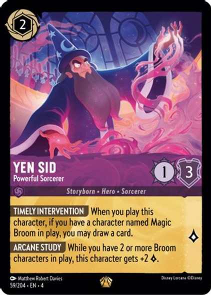 [LOR04-059/204](L) Yen Sid - Powerful Sorcerer