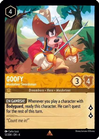 [LOR04-012/204](R) Goofy - Musketeer Swordsman (Foil)