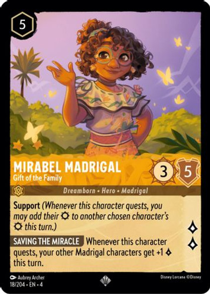 [LOR04-018/204](SR) Mirabel Madrigal - Gift of the Family (Foil)