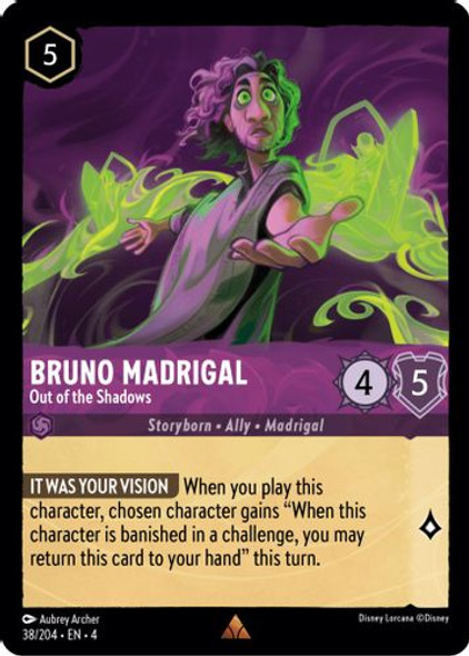 [LOR04-038/204](R) Bruno Madrigal - Out of the Shadows (Foil)