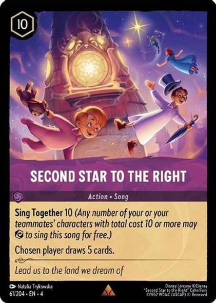 [LOR04-061/204](R) Second Star to the Right (Foil)