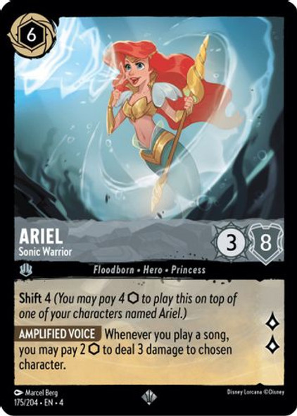 [LOR04-175/204](SR) Ariel - Sonic Warrior (Foil)