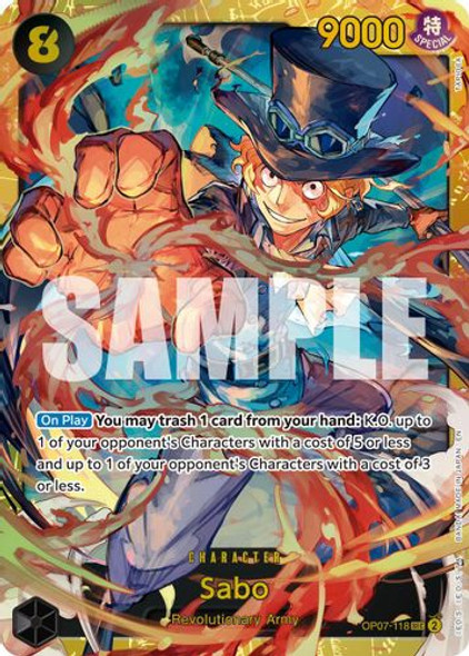 [OP07-118](SEC) Sabo (Foil)