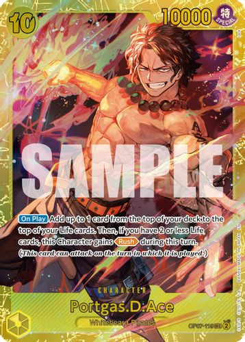 OP16-118](SEC) Portgas.D.Ace (Foil) - Grand J Games