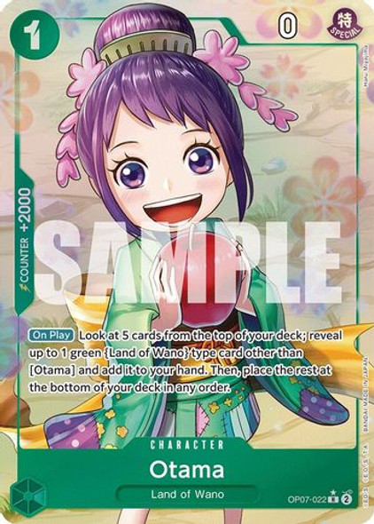 [OP07-022](R) Otama (Alternate Art) (Foil)