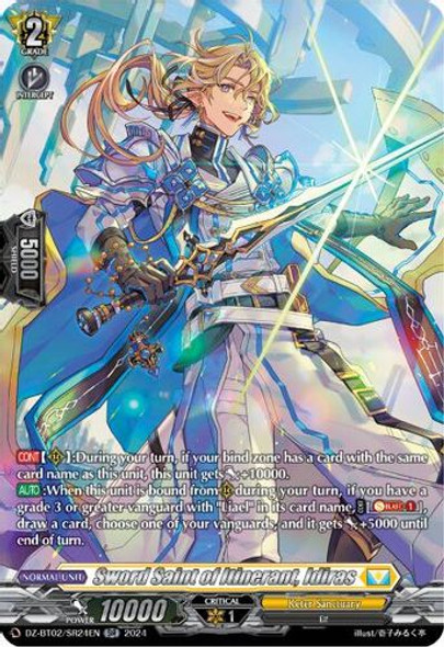 DZ-BT02/SR24EN SR Sword Saint of Itinerant, Idiras (SR)