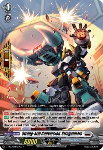 D-PR/361EN PR Strong-arm Conversion, Strogalmars