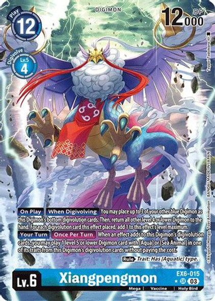 [EX06-015](SR) Xiangpengmon (1 Star Alternate Art) (Foil)