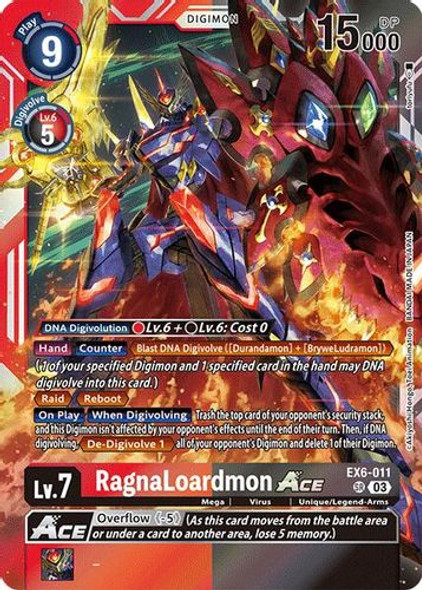 [EX06-011](SR) RagnaLoardmon ACE (Foil)