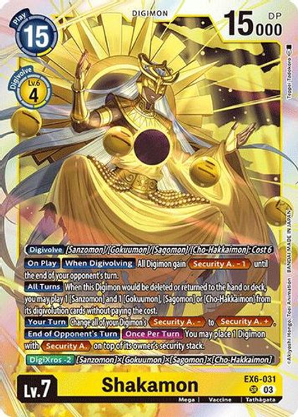 [EX06-031](SR) Shakamon (Foil)