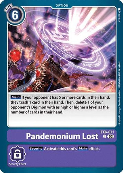 [EX06-071](U) Pandemonium Lost