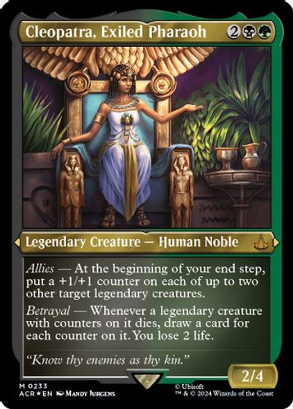 ACR-0233M Cleopatra, Exiled Pharaoh (Foil Etched)