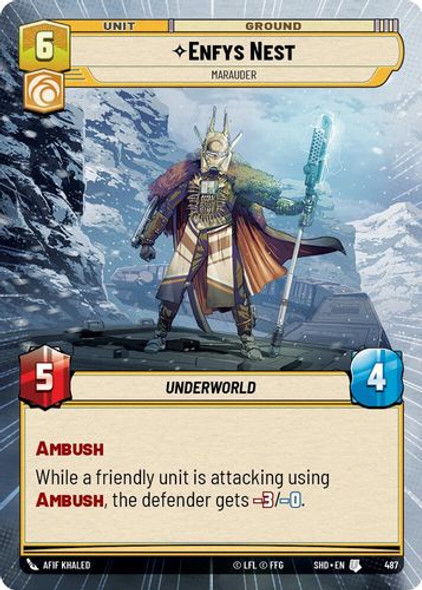 02-SHD-EN-487U Enfys Nest - Marauder (Hyperspace) (Foil)