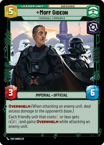 02-SHD-EN-007S Moff Gideon - Formidable Commander