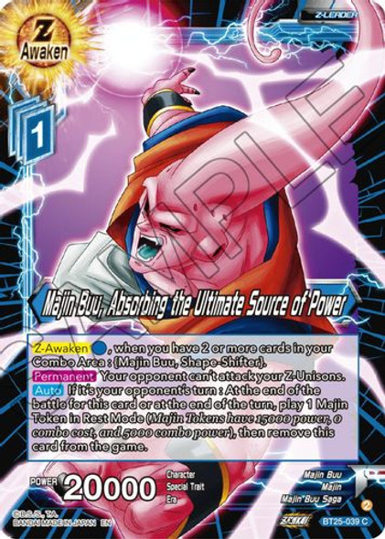 [BT25-039](C) Majin Buu, Absorbing the Ultimate Source of Power