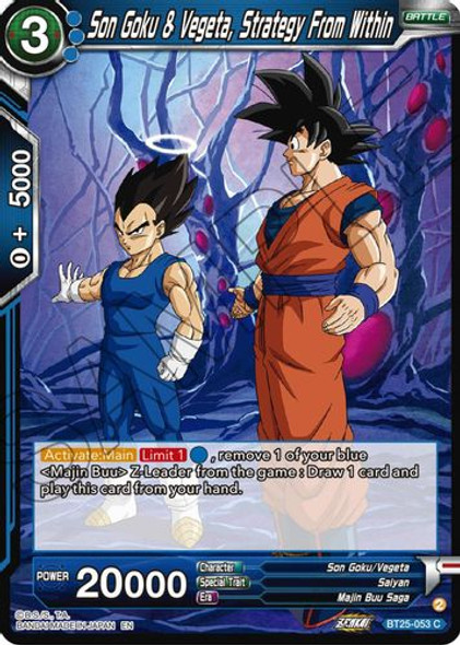 [BT25-053](C) Son Goku & Vegeta, Strategy From Within