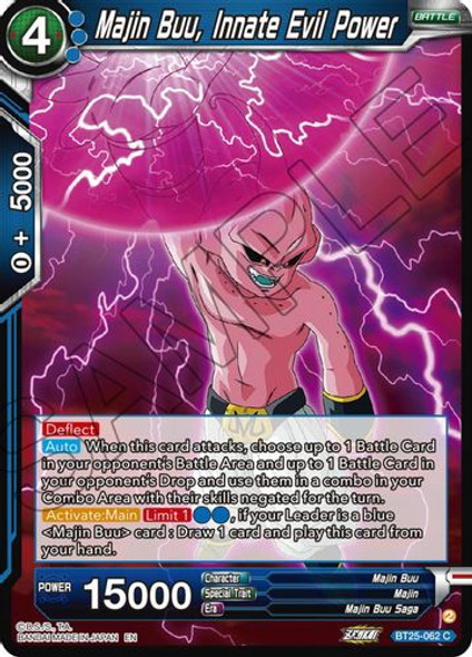 [BT25-062](C) Majin Buu, Innate Evil Power