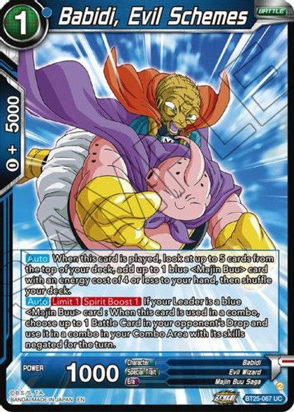 [BT25-067](UC) Babidi, Evil Schemes