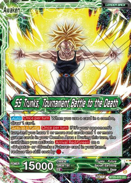 [BT25-070](UC) Trunks // SS Trunks, Tournament Battle to the Death