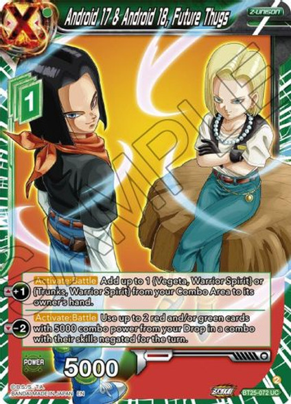 [BT25-072](UC) Android 17 & Android 18, Future Thugs