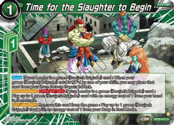 [BT25-077](C) Time for the Slaughter to Begin