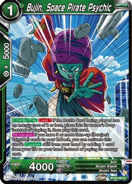 [BT25-092](C) Bujin, Space Pirate Psychic