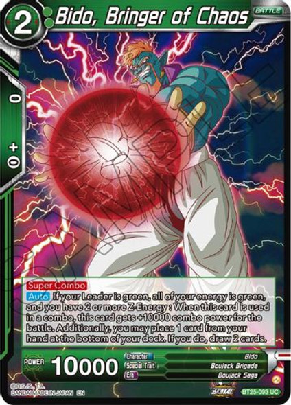 [BT25-093](UC) Bido, Bringer of Chaos