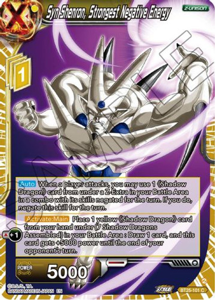 [BT25-101](C) Syn Shenron, Strongest Negative Energy