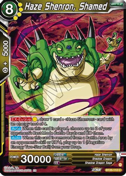 [BT25-112](C) Haze Shenron, Shamed