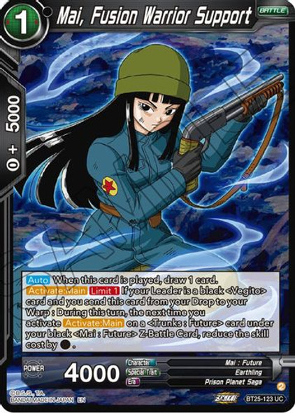 [BT25-123](UC) Mai, Fusion Warrior Support