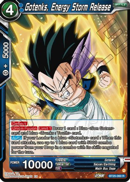 [BT25-060](R) Gotenks, Energy Storm Release (Foil)