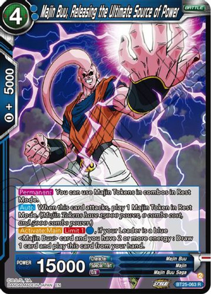 [BT25-063](R) Majin Buu, Releasing the Ultimate Source of Power (Foil)